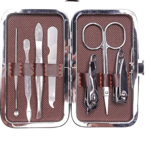 7 Parça Paslanmaz Çelik Manikür ve Pedikür Seti