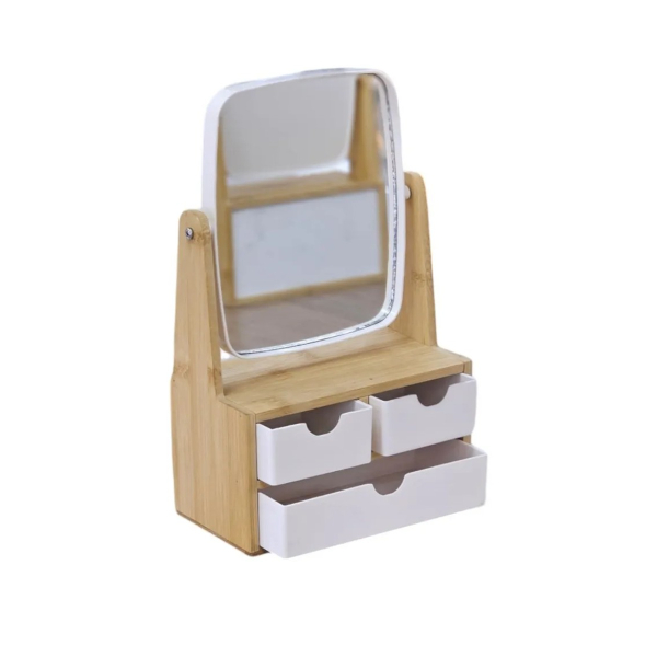 Ahşap 3 Çekmeceli Ayna