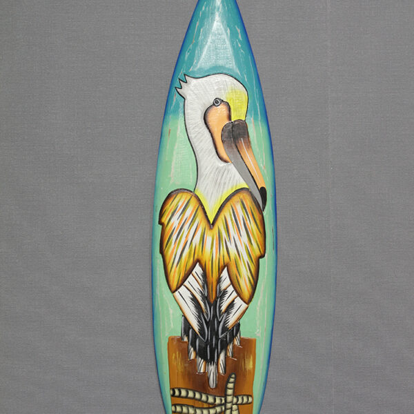 Ahşap Duvara Asmalı Sörf Tahtası Model 1