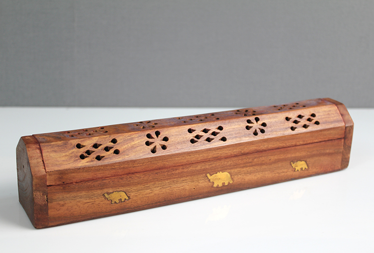 Ahşap Maun Tabut Tütsülük Model 1