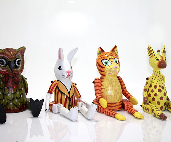 Ahşap Sallanan Hayvan Figürü Model 2