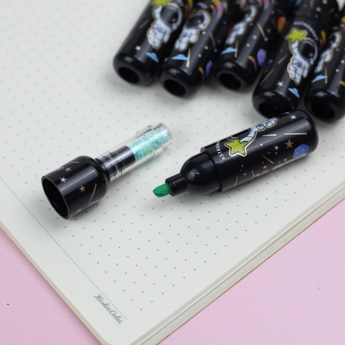 Astronot Fosforlu Kalem Seti Astronot Fosforlu Kalem Seti