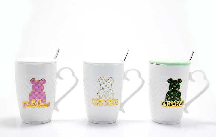 Ayıcık Tasarımlı Porselen Kupa Bardak