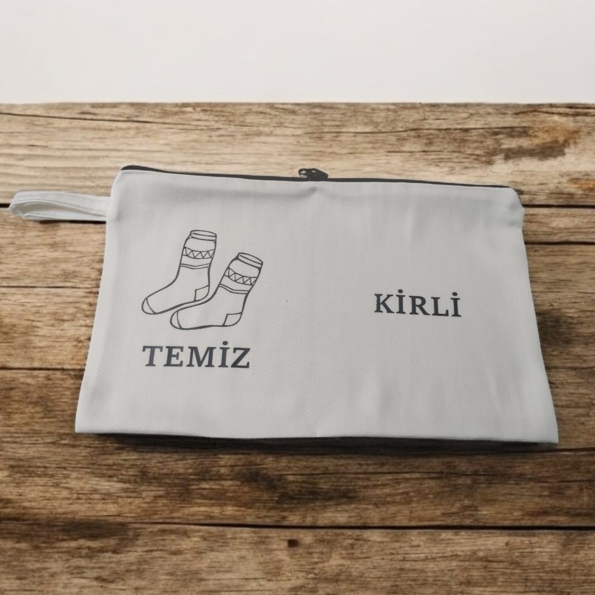 Baskılı Kirli-Temiz Seyahat (Çorap) Torbası Baskılı Kirli-Temiz Seyahat (Çorap) Torbası