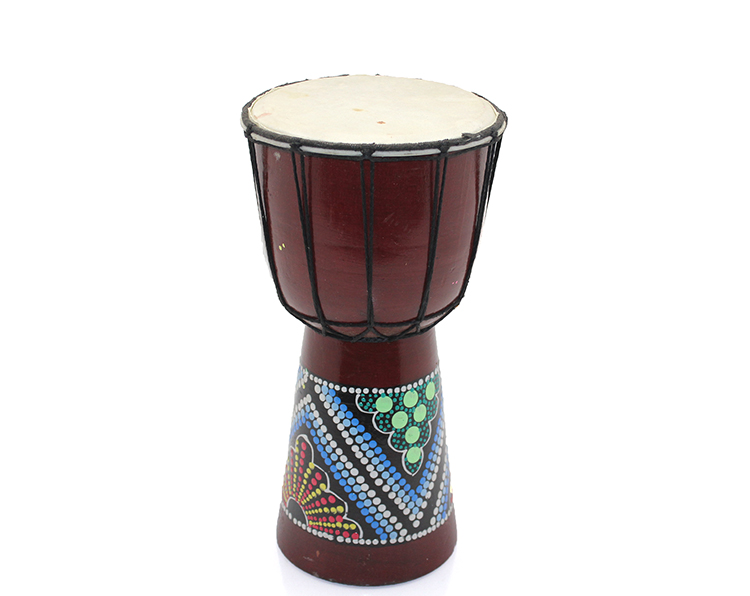 Batikli Ahşap Darbuka 25 Cm
