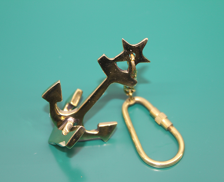 Çapalı Pirinç Anahtarlık