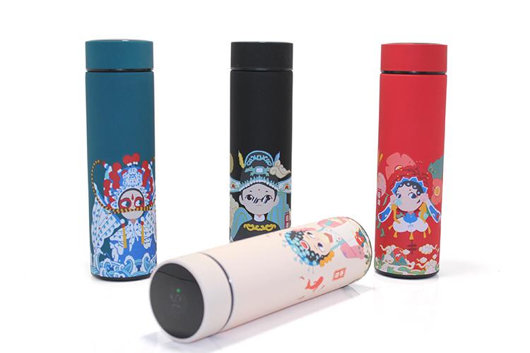 Dijital Göstergeli Paslanmaz Çelik Termos