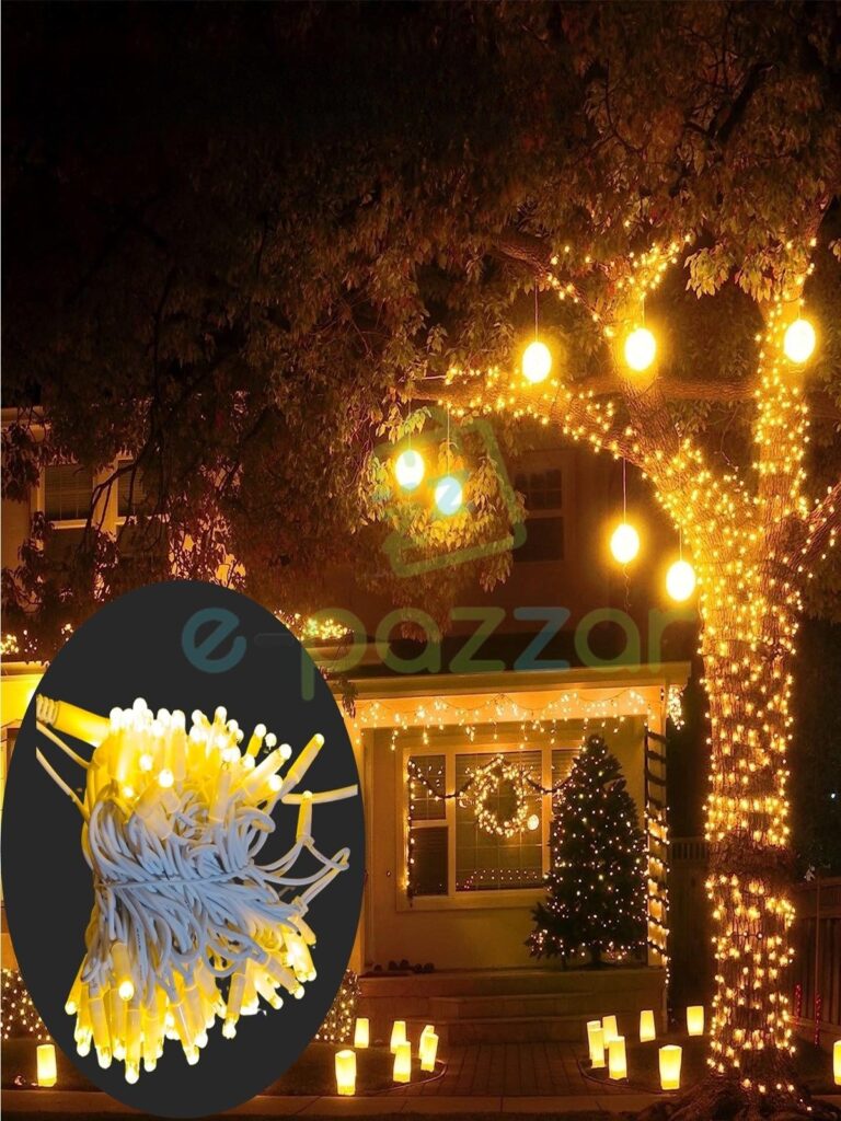 Dış Mekan Led Işık Siyah Kablo 10m 100 Led