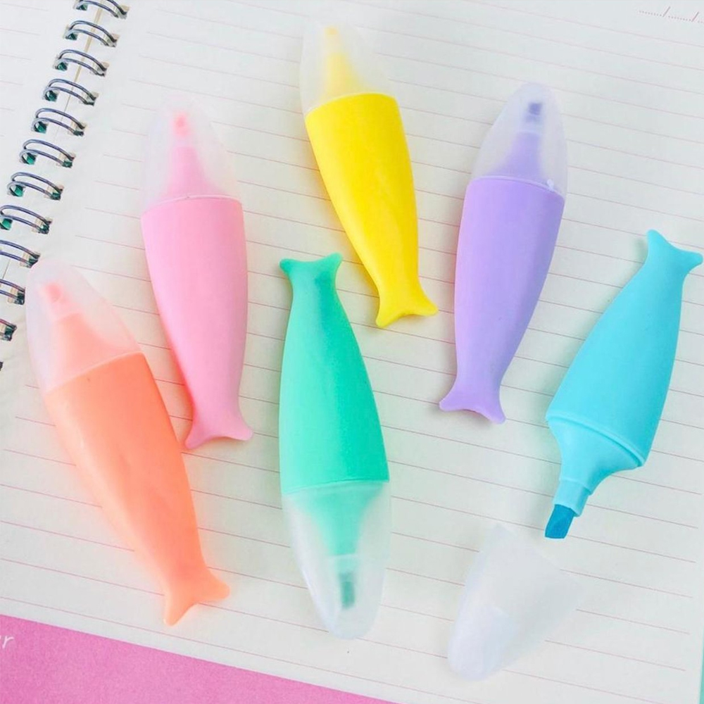 Fosforlu Balık Tasarımlı Renkli Kalem