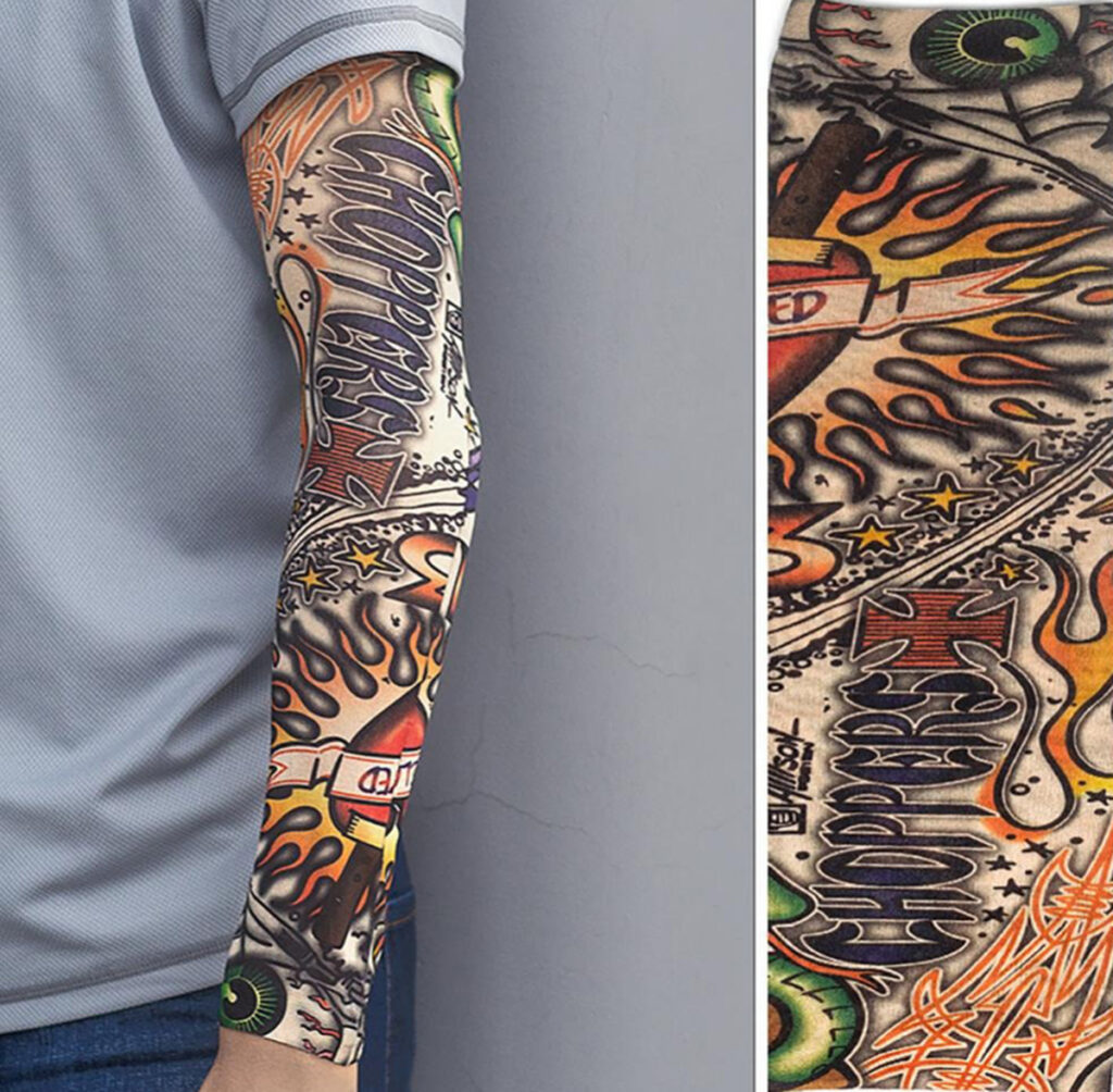 Giyilebilir Kol Ve Bacak Dövmesi 3D Baskılı 2 Adet Model 19