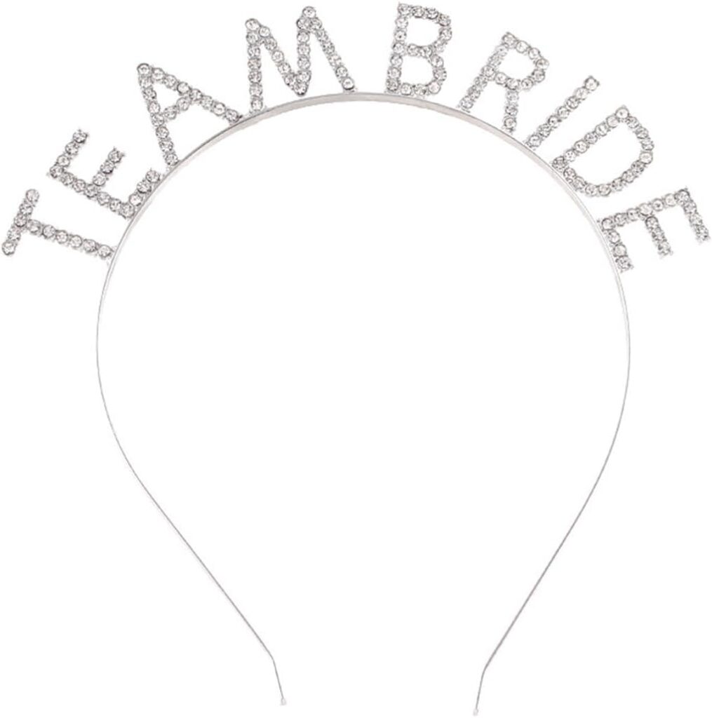 Gümüş Kaplama Kristal Taşlı Team Bride Taç