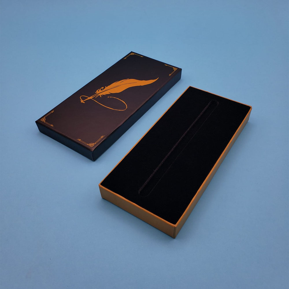 Hediyelik Kalem Kutusu Tüylü Kalem Motifli Hediyelik Kalem Kutusu Tüylü Kalem Motifli