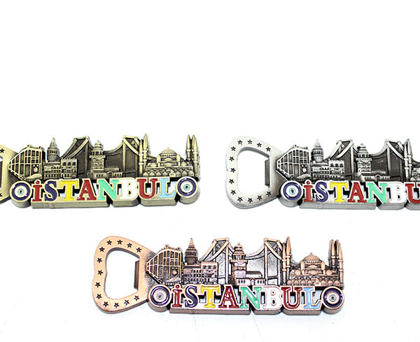 İstanbul Temalı Metal Magnet ve Açacak Model 3