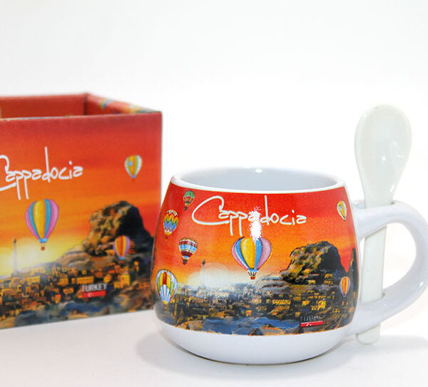 Kaşıklı Yöresel Kahve Fincanı Tekli Model 3