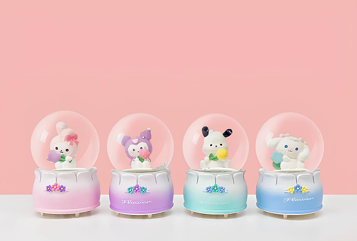 Kuromi Işıklı Kar Küresi 9 Cm Kuromi Işıklı Kar Küresi 9 Cm