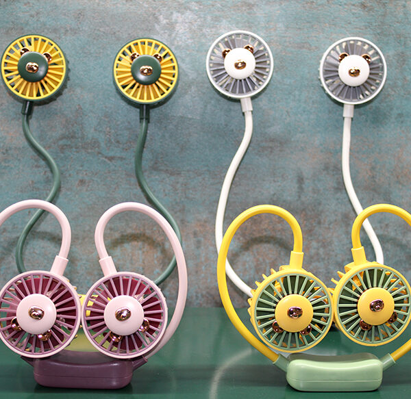 Kuromi Şarjlı Boyun Fanı Vantilatör 2 Kademeli