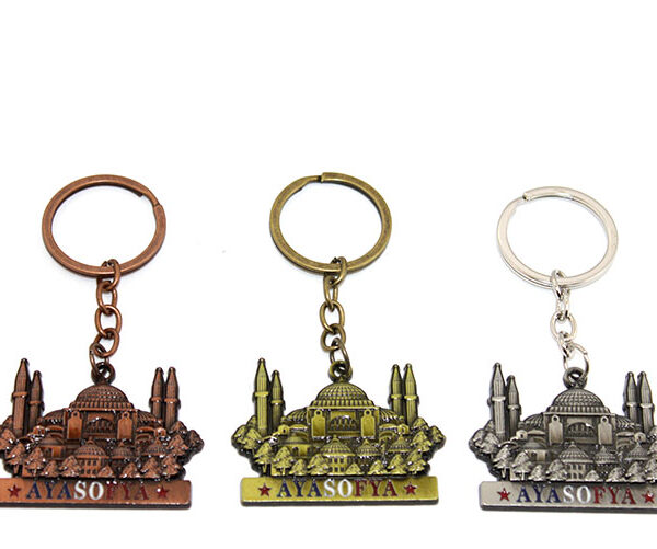 Metal Ayasofya Anahtarlık