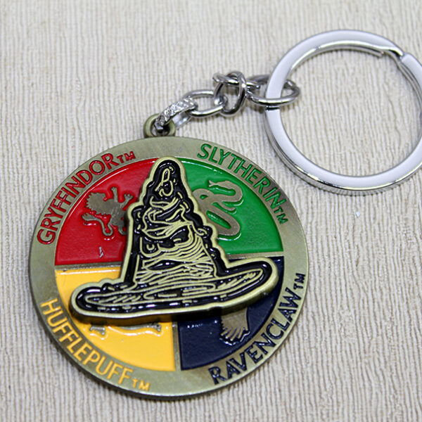 Metal Dönen Harry Potter Seçmen Şapka Anahtarlık