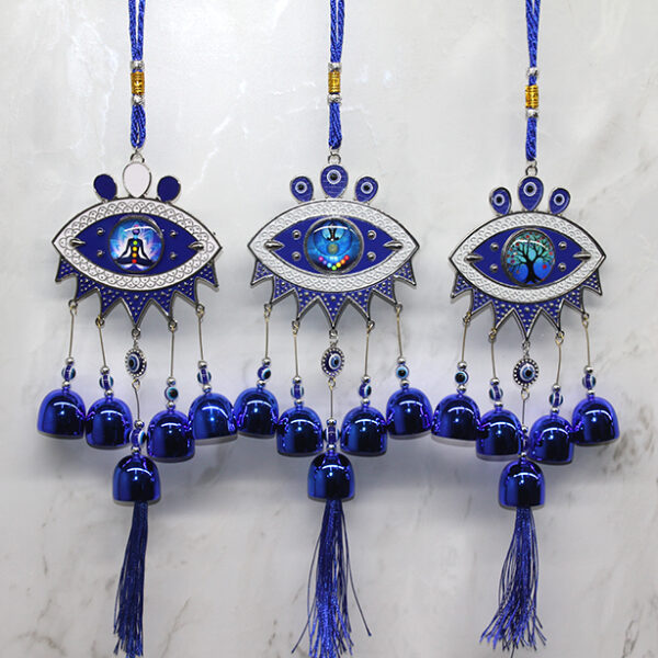 Metal Nazar Boncuğu Çan Model 4