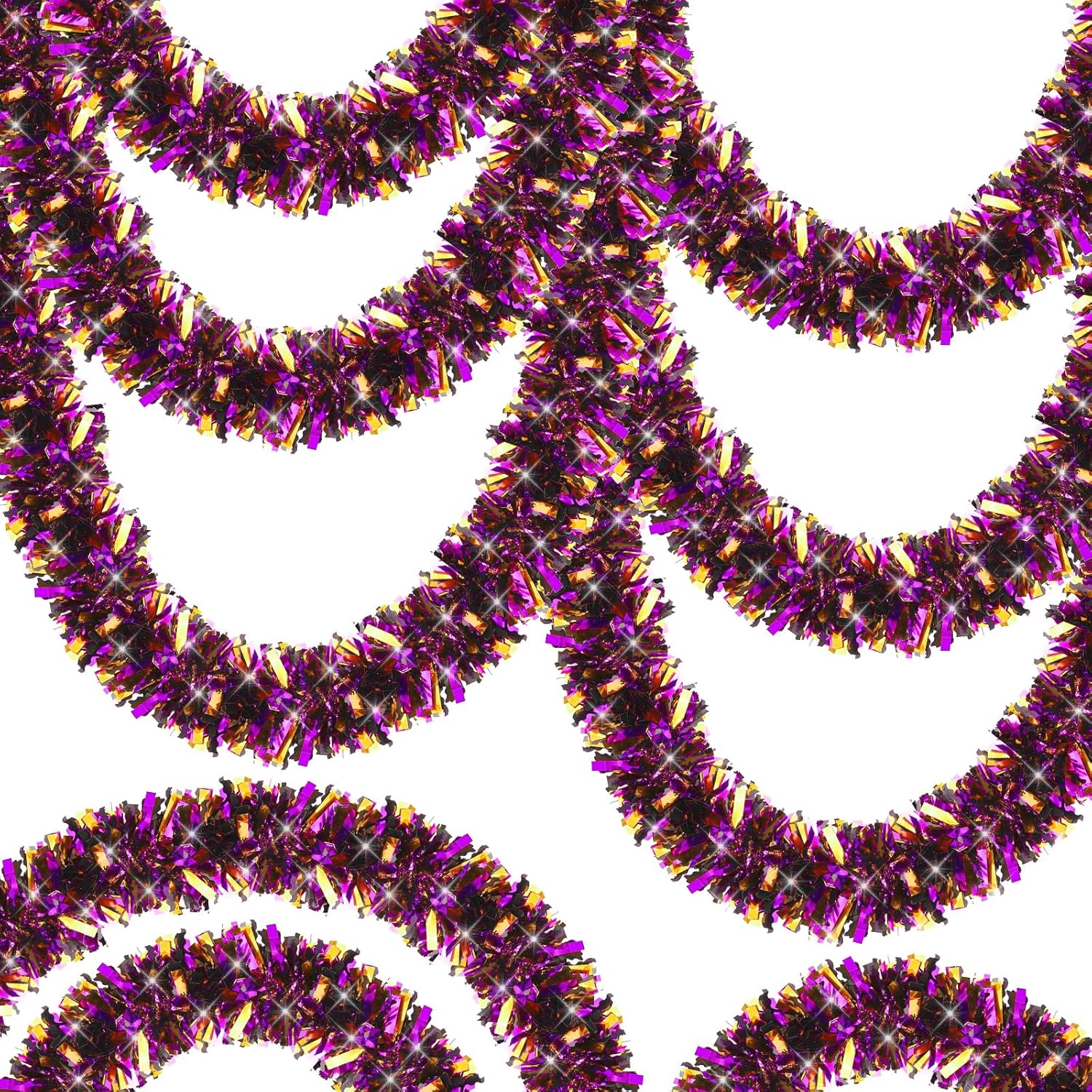 Mor Turuncu Çift Renk Sim Süs 180 cm Mor Turuncu Çift Renk Sim Süs 180 cm