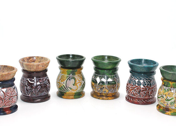 Obsidian Taşı Buhurdanlık Model 3