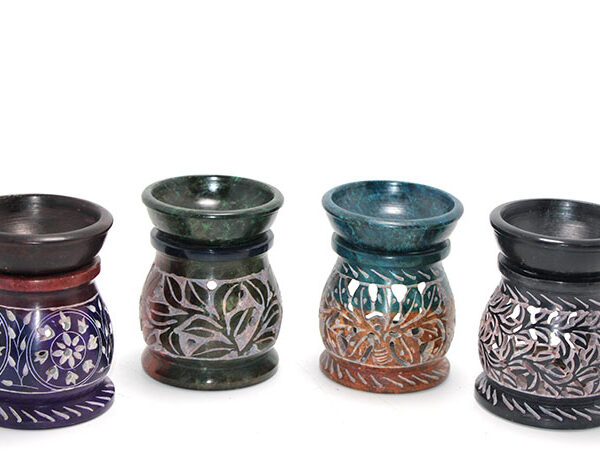 Obsidian Taşı Buhurdanlık Model 4