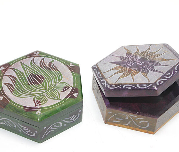 Obsidian Taşı Kutu Model 5