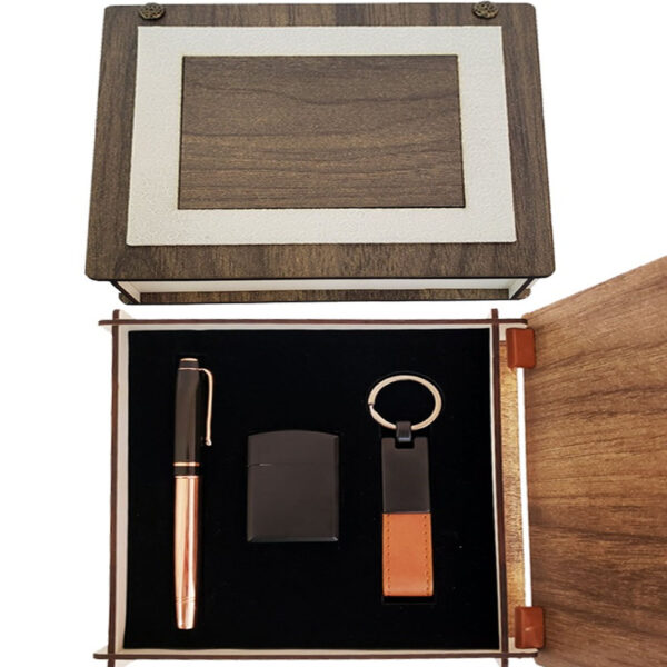 Özel Ahşap Kutulu Bakır Roller Kalem