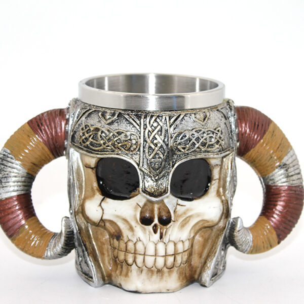 Paslanmaz Çelik Kuru Kafa Kupa Bardak Model 2