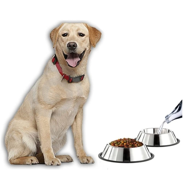 Paslanmaz Çelik Metal Mama Kabı 34 cm. Paslanmaz Çelik Metal Mama Kabı 34 cm.