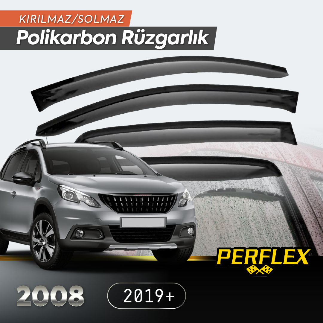 Peugeot 2008 2019+ Cam Rüzgarlığı V2 Peugeot 2008 2019+ Cam Rüzgarlığı V2