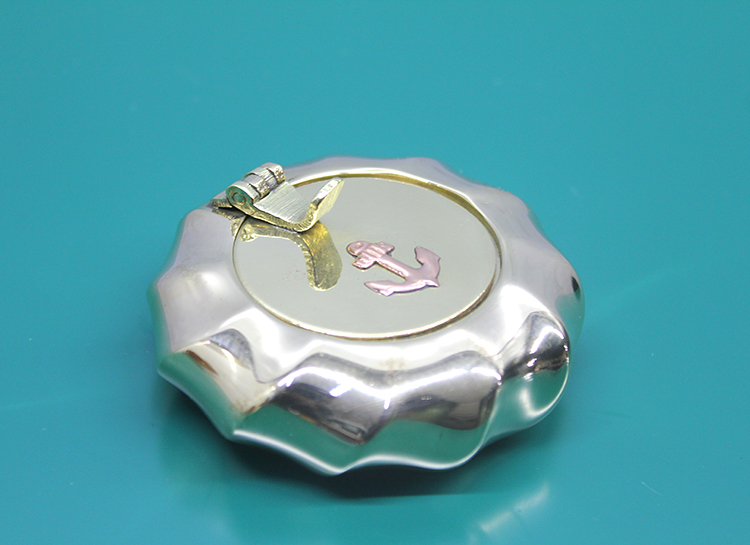 Pirinç Çapalı Kapaklı Küllük 7 Cm