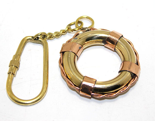 Pirinç Deniz Simidi Anahtarlık