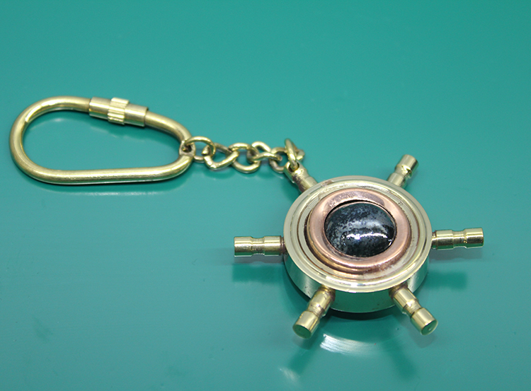 Pirinç Dümen Anahtarlık