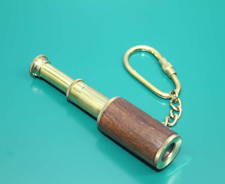 Pirinç Dürbün Anahtarlık