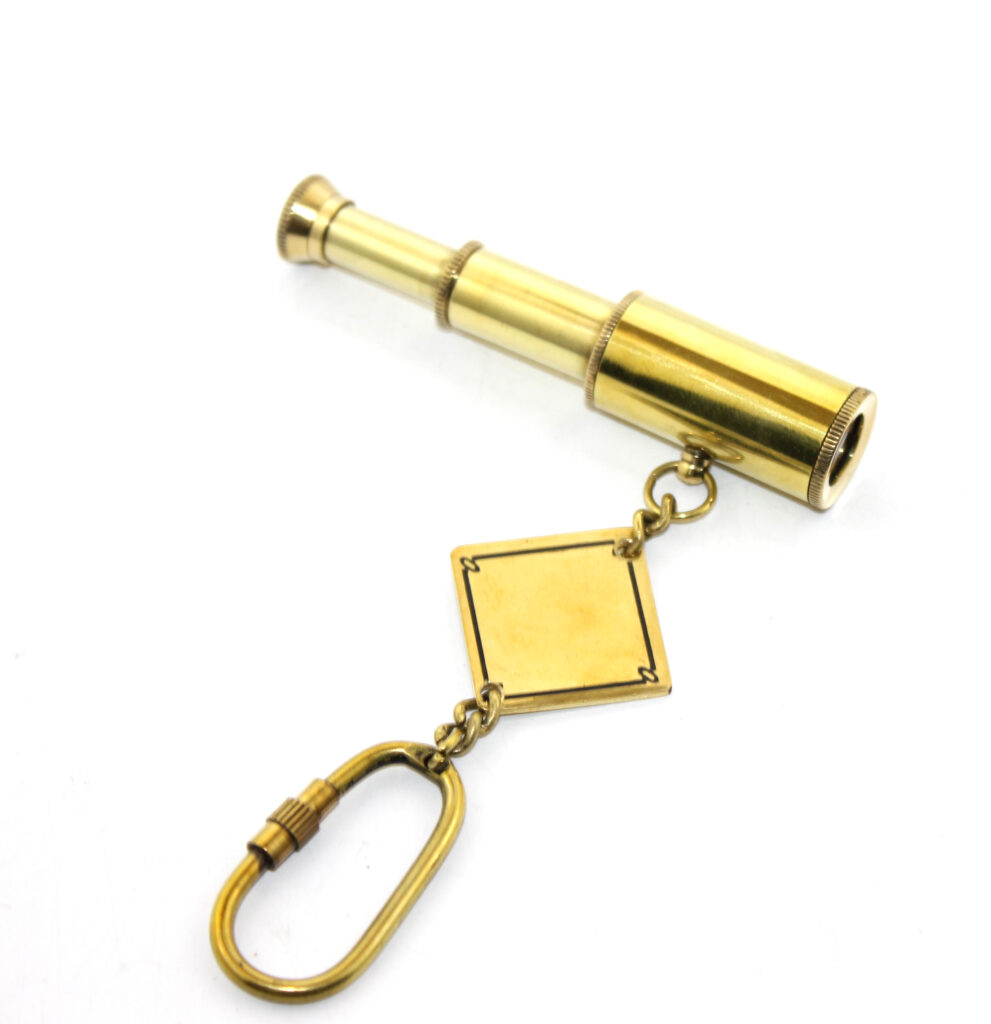 Pirinç Dürbün Tasarımı Anahtarlık