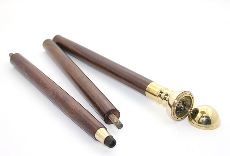 Pirinç Pusulalı Baston Pirinç Pusulalı Baston