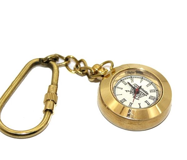 Pirinç Saat Anahtarlık