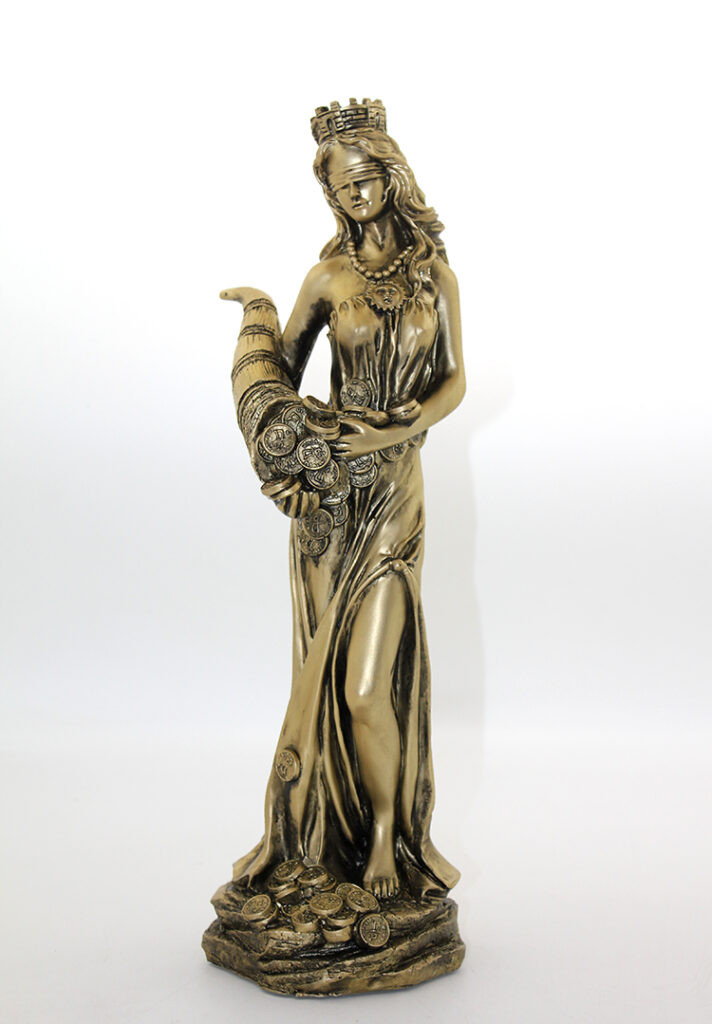 Polyester Bereket Tanrıçası Fortuna Figürü Model 1