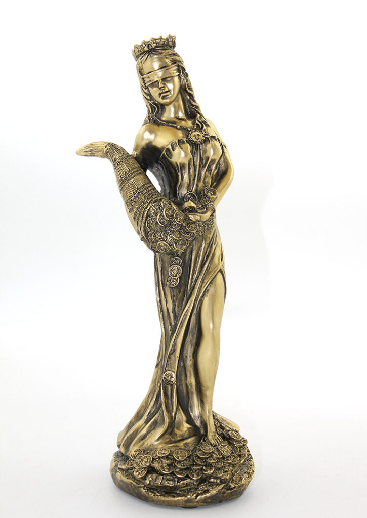 Polyester Bereket Tanrıçası Fortuna Figürü Model 2