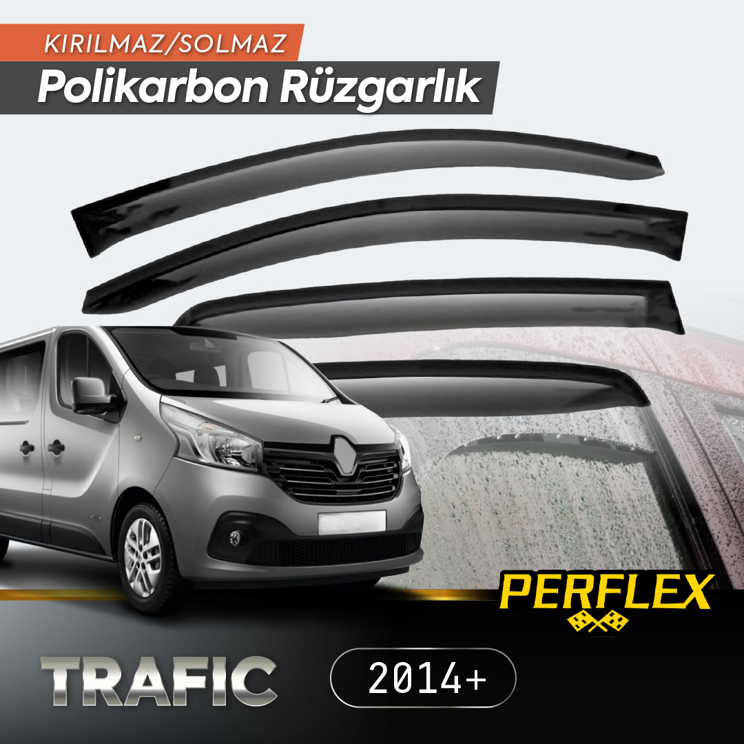 Renault Trafic 2014+ Cam Rüzgarlığı V2 Düz Renault Trafic 2014+ Cam Rüzgarlığı V2 Düz