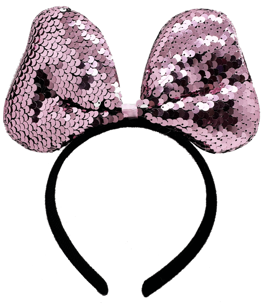 Renk Değiştiren Pullu Fiyonk Parti Tacı Pembe Gümüş