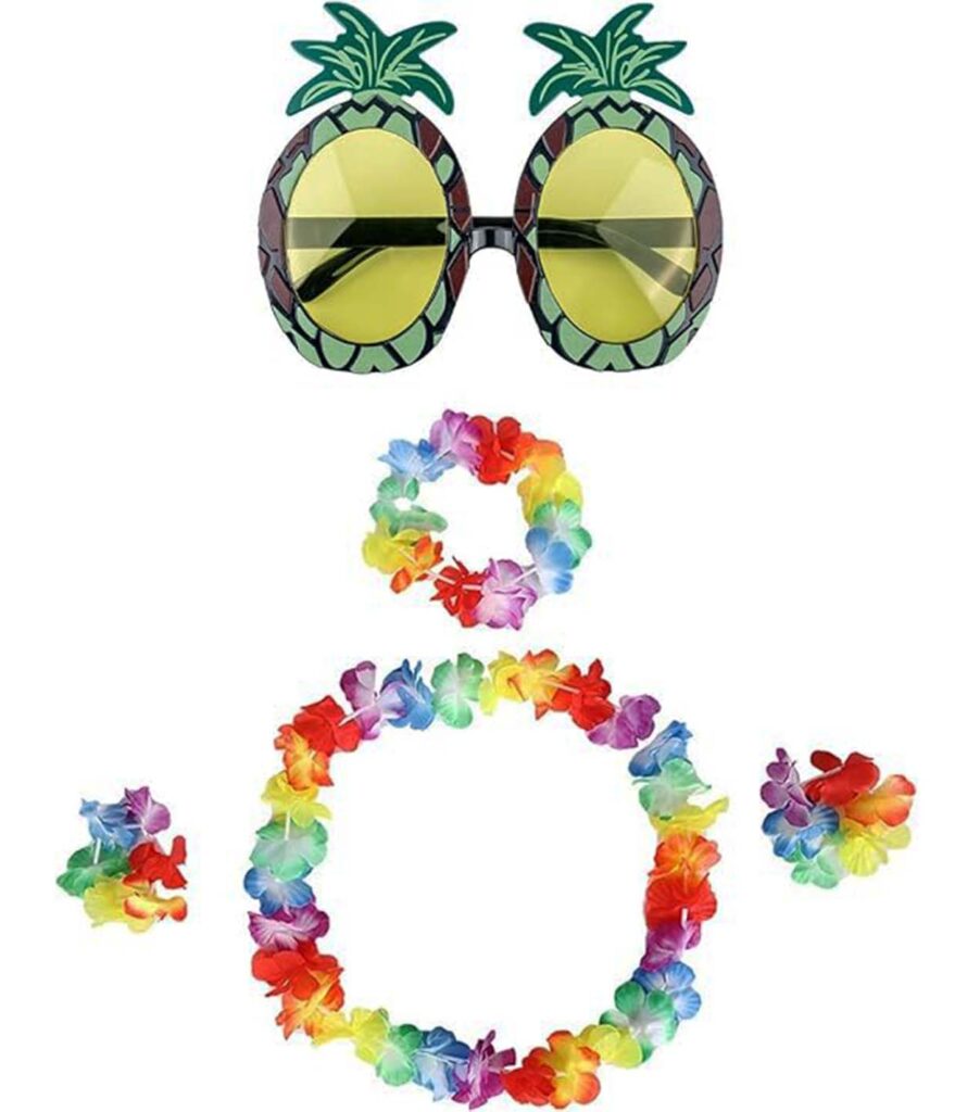 Renkli Ananas Gözlük