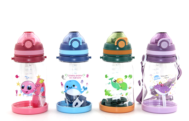 Renkli Pipetli Suluk 550 Ml