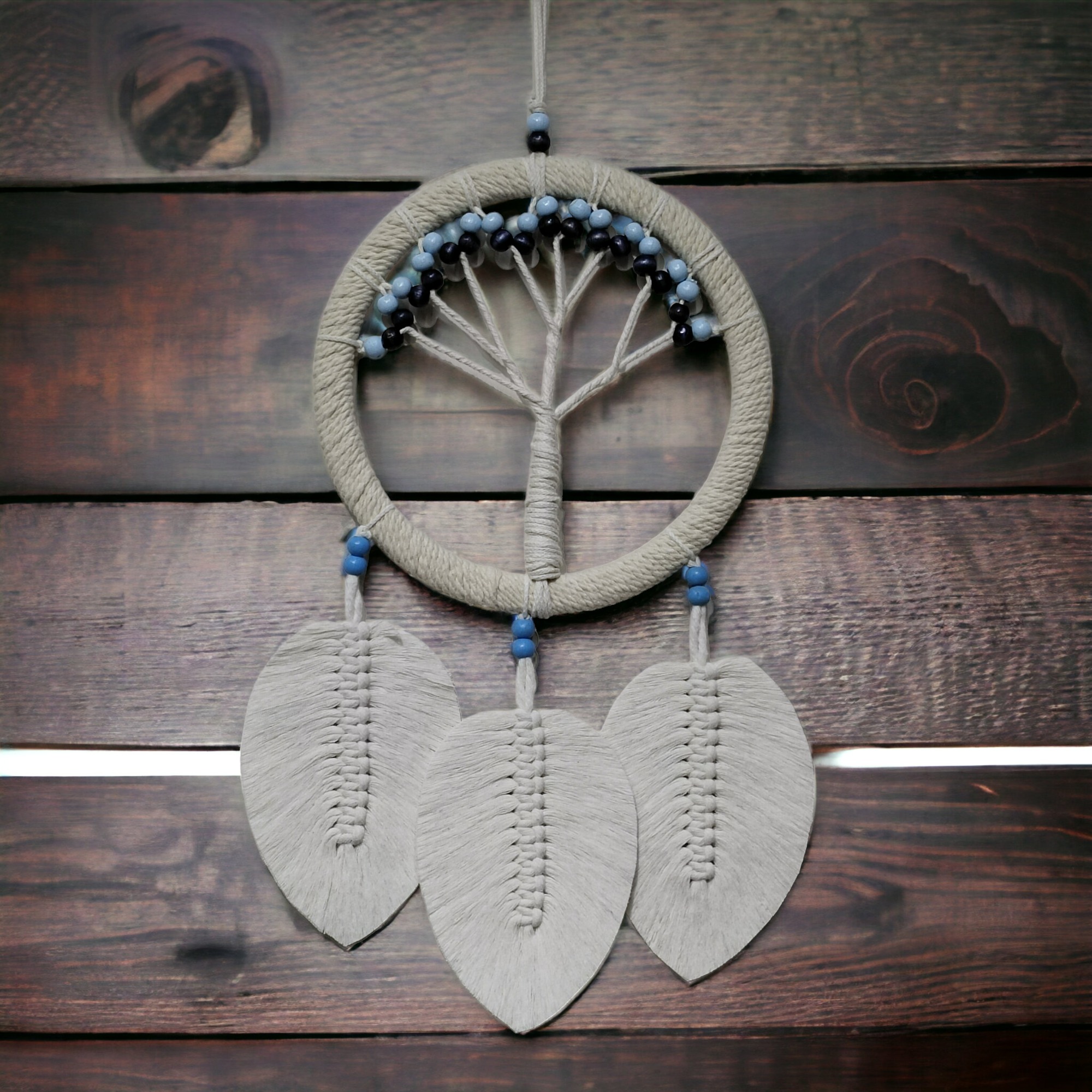 Rüya Kovan Hayat Ağacı Dream Catcher Ekru Rüya Kovan Hayat Ağacı Dream Catcher Ekru