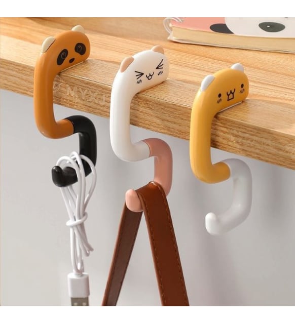 Sevimli Hayvan Figürlü Katlanabilir Kanca Askı