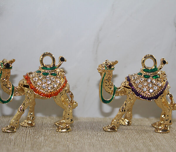 Swarovski Taşlı Minik Figür - Deve