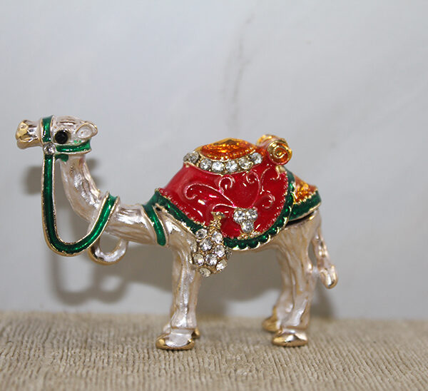 Swarovski Taşlı Minik Figür - Deve Model 2