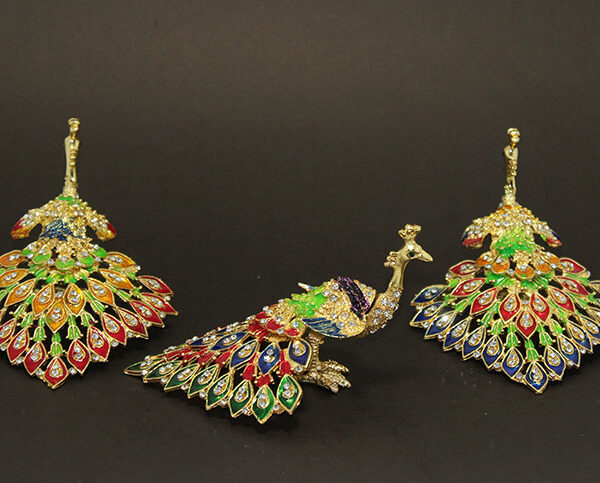 Swarovski Taşlı Tavuskuşu Model 6