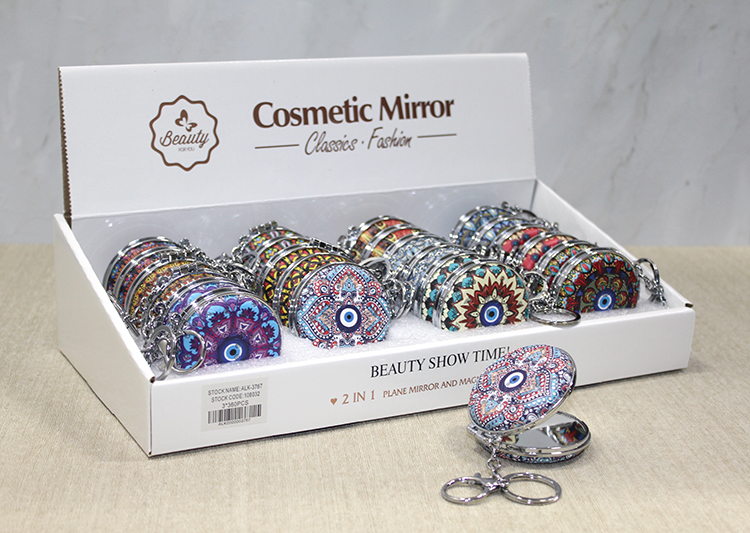 Taşlı El Aynası Anahtarlık Model 2